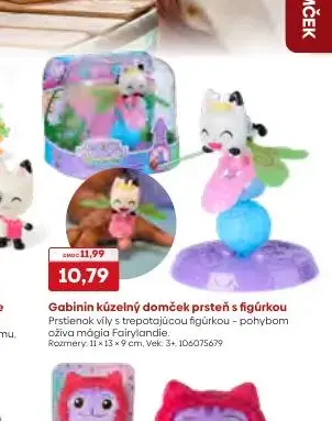 Gabinin kúzelný domček film prsteň s figúrkou
