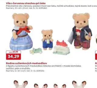 Sylvanian Families Rodina sušienkových medvedíkov