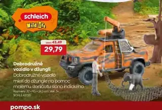 Schleich Dobrodružné vozidlo v džungli