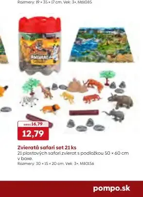 Zvieratá safari set 21 ks