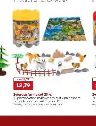 Zvieratá farma set 25 ks
