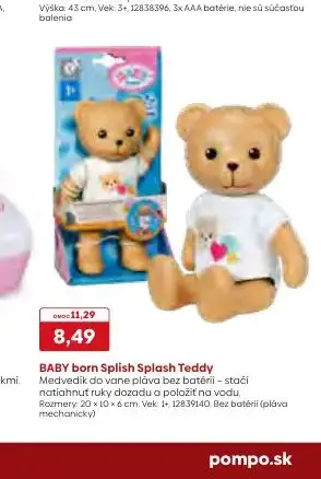 BABY born Splish Splash Teddy