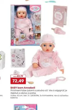 BABY born Annabell