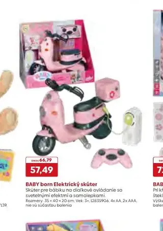 BABY born Elektrický skúter