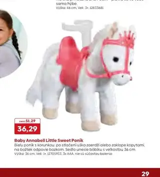 Baby Annabell Little Sweet Poník