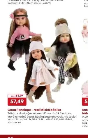 Guca Penelope - realistická bábika