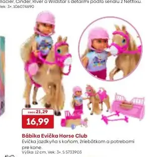 Bábika Evička Horse Club