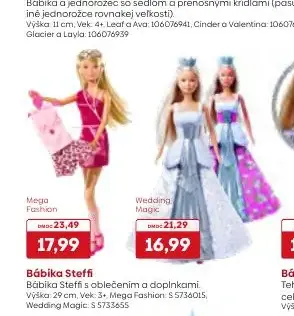 Bábika Steffi s oblečením a doplnkami