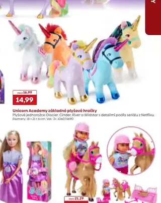 Unicorn Academy základné plyšové hračky