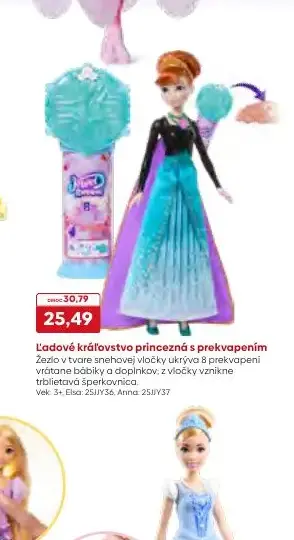 Ľadové kráľovstvo princezná s prekvapením