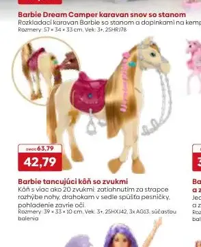 Barbie tancujúci kôň so zvukmi