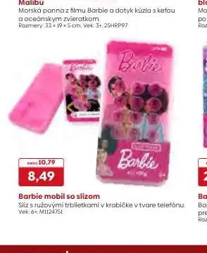 Barbie mobil so slizom