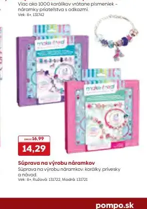 Súprava na výrobu náramkov