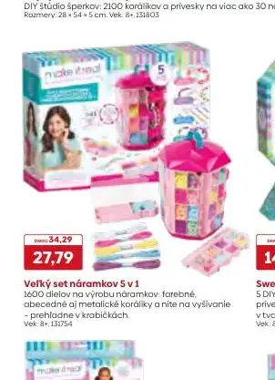 Veľký set náramkov 5 v 1
