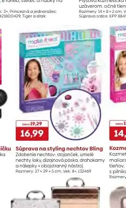 Súprava na styling nechtov Bling