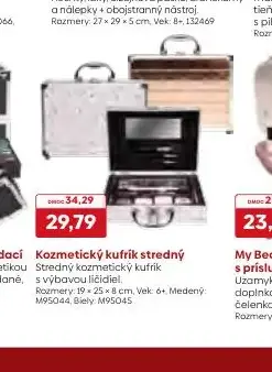 Kozmetický kufrík stredný