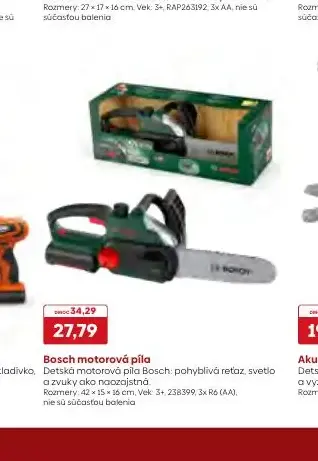 Bosch motorová píla