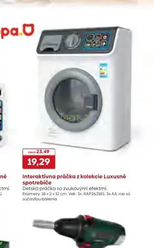 Interaktívna práčka z kolekcie Luxusné spotrebiče