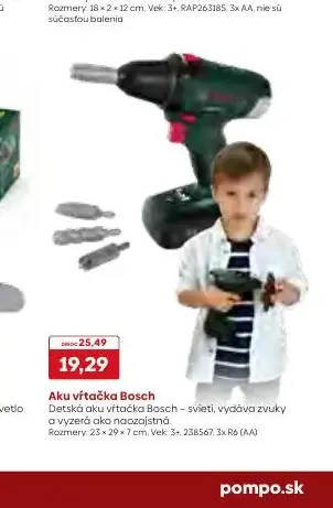 Aku vŕtačka Bosch