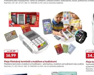 Plejo Platobný terminál s mobilom a hodinkami