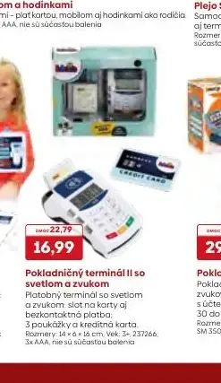 Pokladničný terminál II so svetlom a zvukom