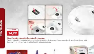 Plejo Detský robotický vysávač s mopom