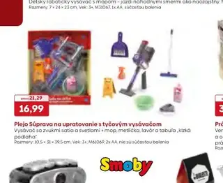 Plejo Súprava na upratovanie s tyčovým vysávačom