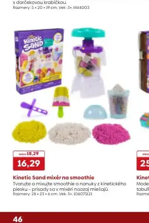 Kinetic Sand mixér na smoothie