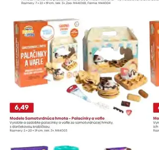 Modelo Samotvrdnúca hmota - Palacinky a vafle