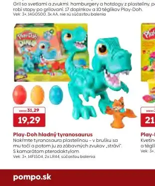 Play-Doh hladný tyranosaurus
