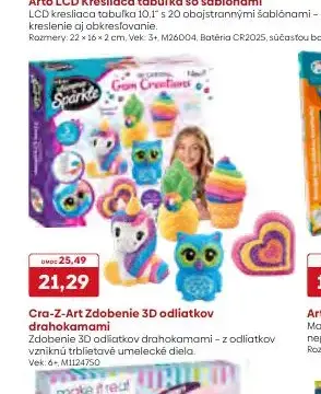 Cra-Z-Art Zdobenie 3D odliatkov drahokamami