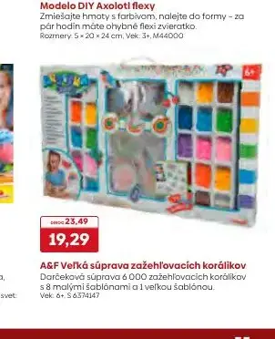 A&F Veľká súprava zažehľovacích korálikov