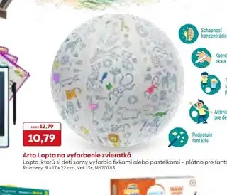 Arto Lopta na vyfarbenie zvieratká