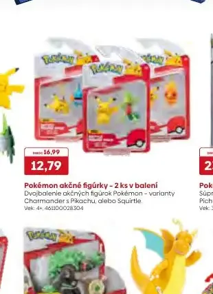 Pokémon akčné figúrky – 2 ks v balení