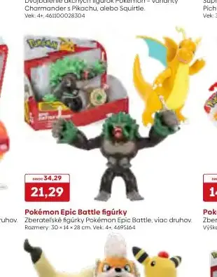 Pokémon Epic Battle figúrky