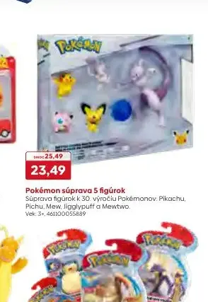 Pokémon súprava 5 figúrok