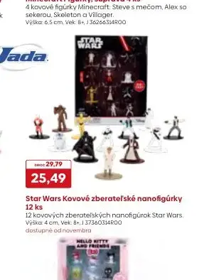 Star Wars Kovové zberateľské nanofigúrky 12 ks