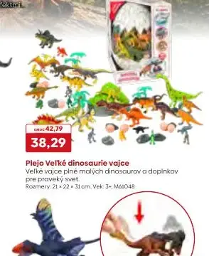 Plejo Veľké dinosaurie vajce