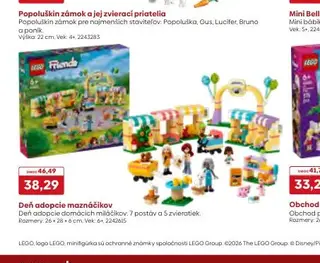 Deň adopcie maznáčikov LEGO Friends