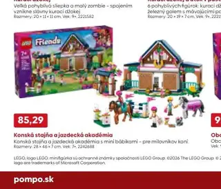 LEGO Friends Konská stajňa a jazdecká akadémia