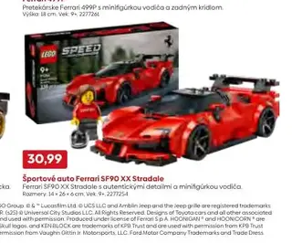 LEGO Športové auto Ferrari SF90 XX Stradale