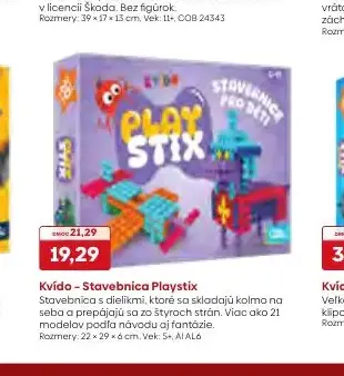Kvído - Stavebnica Playstix