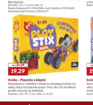 Kvído - Playstix s klipmi