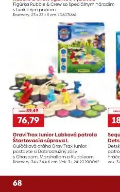 GraviTrax Junior Labková patrola Štartovacia súprava L