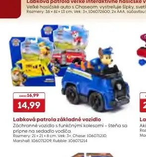 Labková patrola základné vozidlo