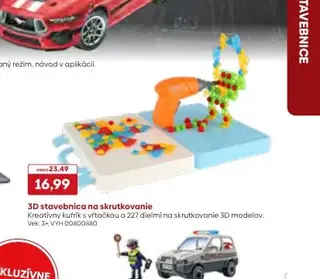 3D stavebnica na skrutkovanie