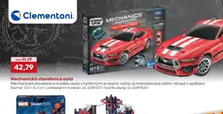 Mechanická stavebnica auta
