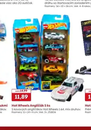 Hot Wheels Angličák 5 ks