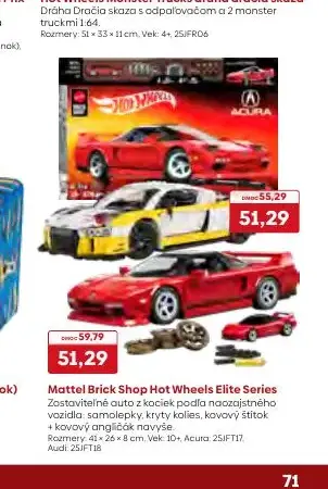 Mattel Brick Shop Hot Wheels Elite Series