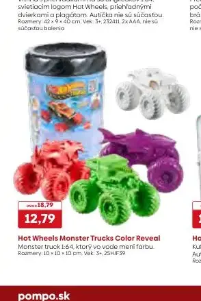 Hot Wheels Monster Trucks Color Reveal